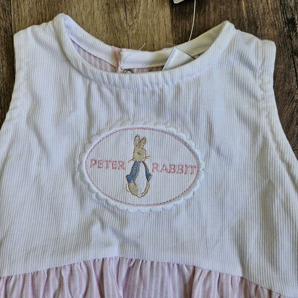 Vintage Peter Rabbit Baby Romper NWT Deadstock Size L (6–12 Months) Made in USA - Picture 9 of 9